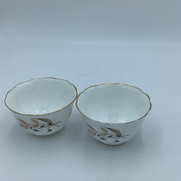 Two Colclough English Bone China  Small Bowls with Wheat Design - Picture 4 of 11